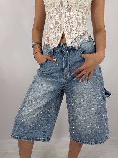 BERMUDA DENIM BRILLANTINI