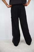 JEANS ZIP BRILLANTINI NERI