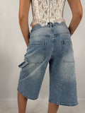 BERMUDA DENIM BRILLANTINI