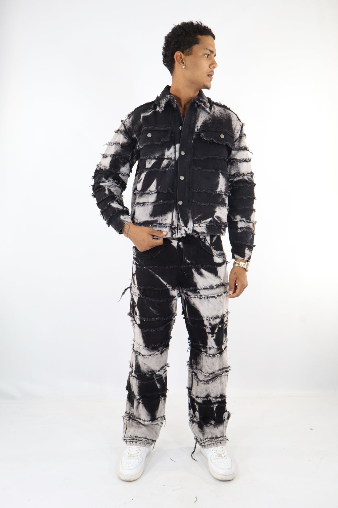 COORDINATO JEANS SFRANGIATO