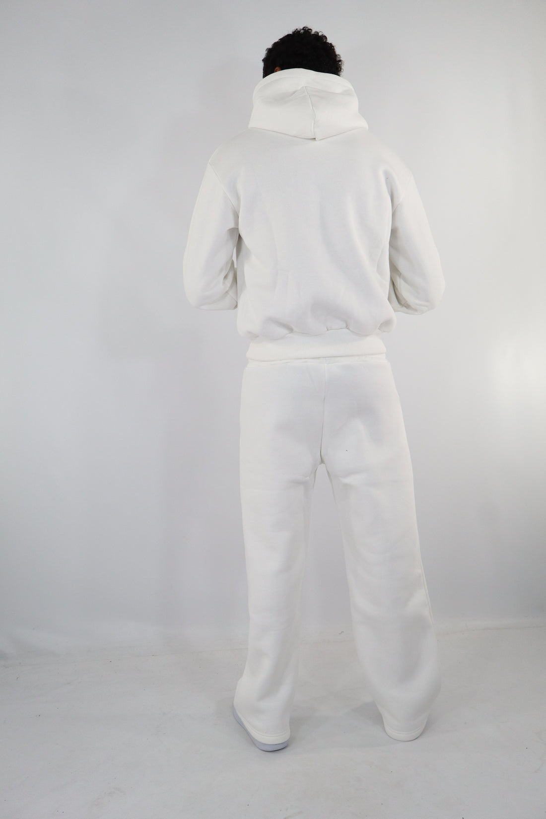 COORDINATO TUTA BAGGY BIANCO