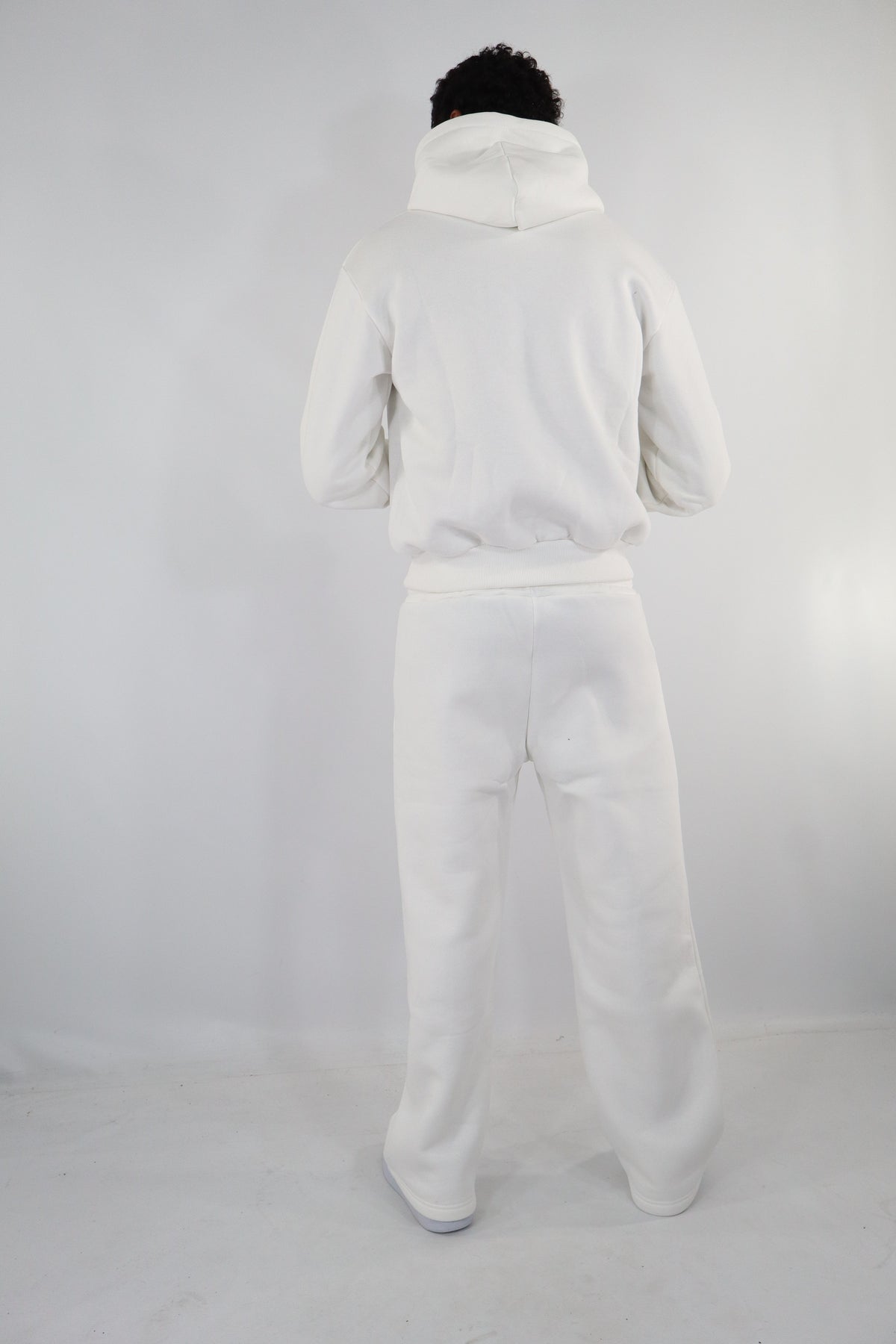 COORDINATO TUTA BAGGY BIANCO