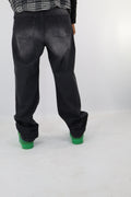 JEANS BAGGY CROCI STRASS