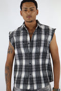 CAMICIA QUADRI STRASS