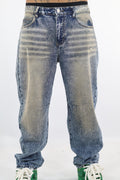JEANS BAGGY SLAVATI STRASS