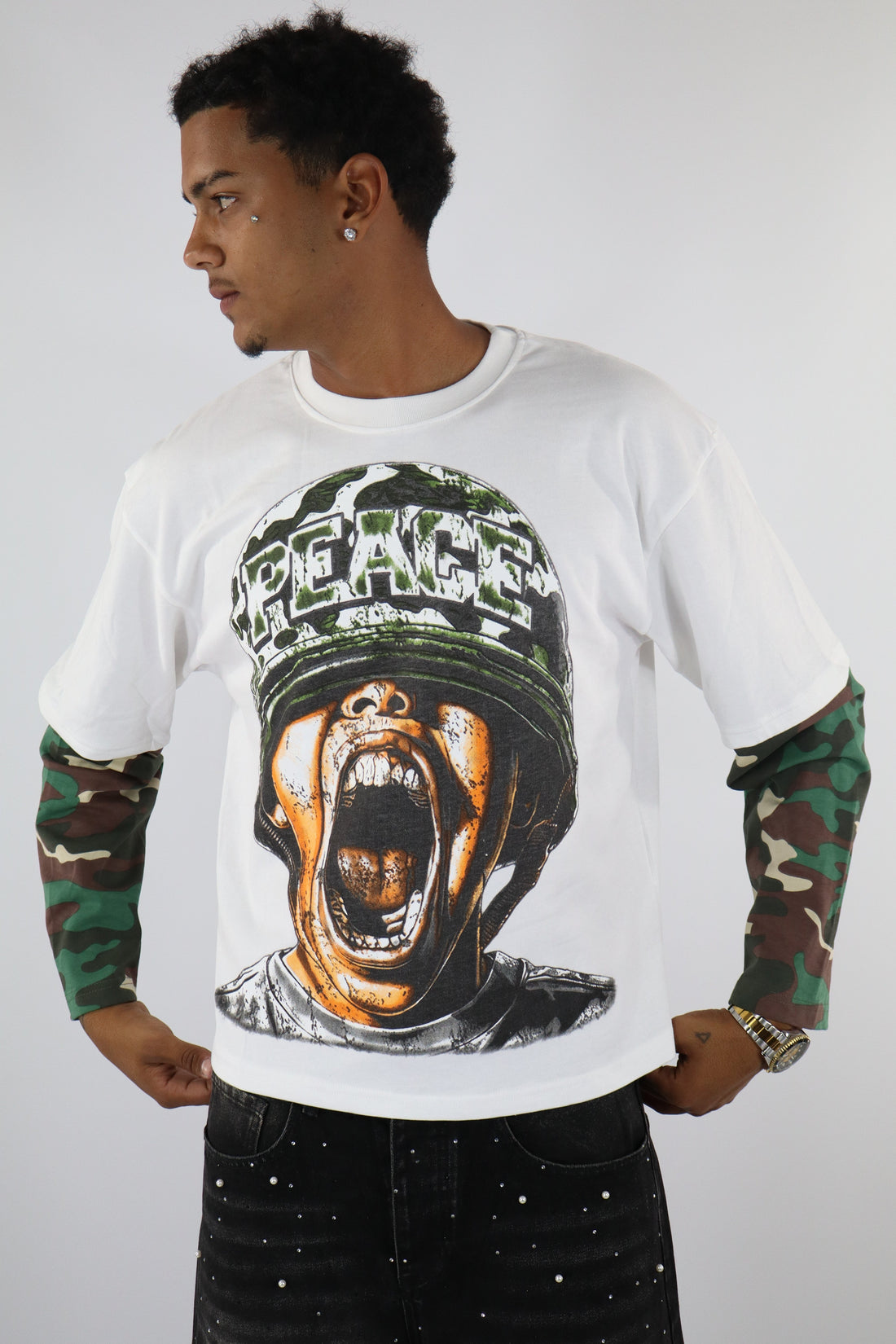 MAGLIA LONG SLEEVE STAMPA BOCCA
