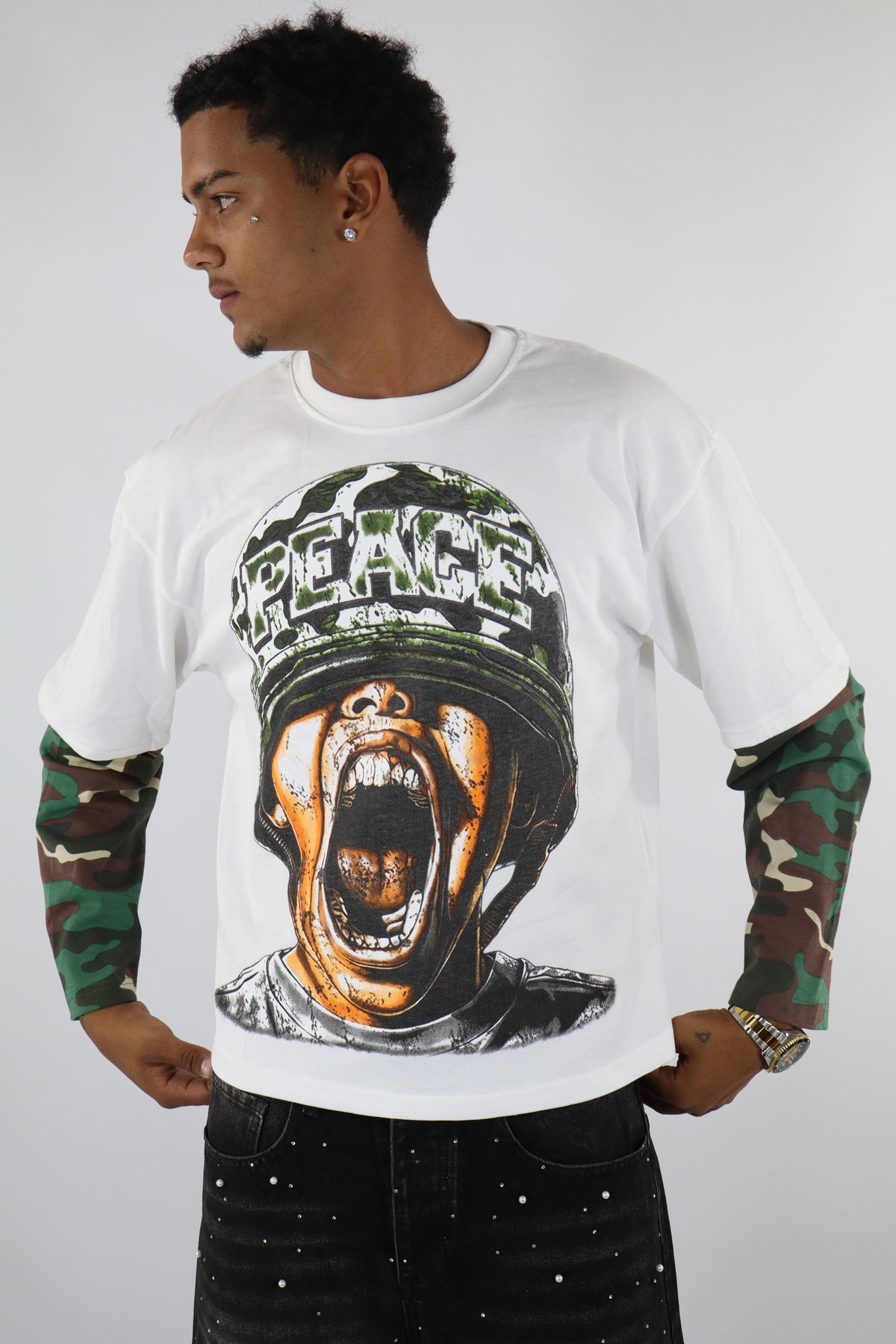 MAGLIA LONG SLEEVE STAMPA BOCCA