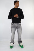MAGLIONE CROP NERO