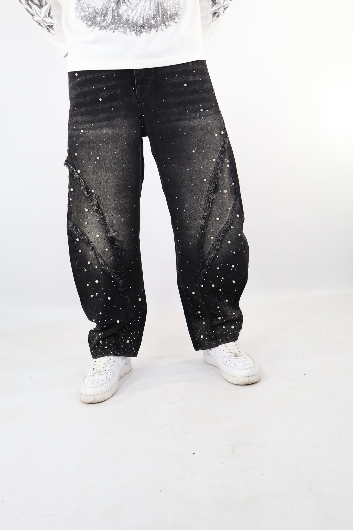 JEANS BAGGY PERLE
