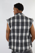 CAMICIA QUADRI STRASS