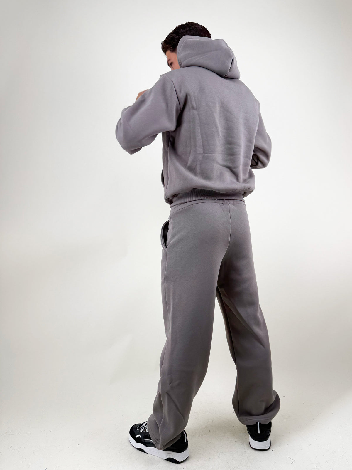 COORDINATO TUTA-GRIGIO GARZATO